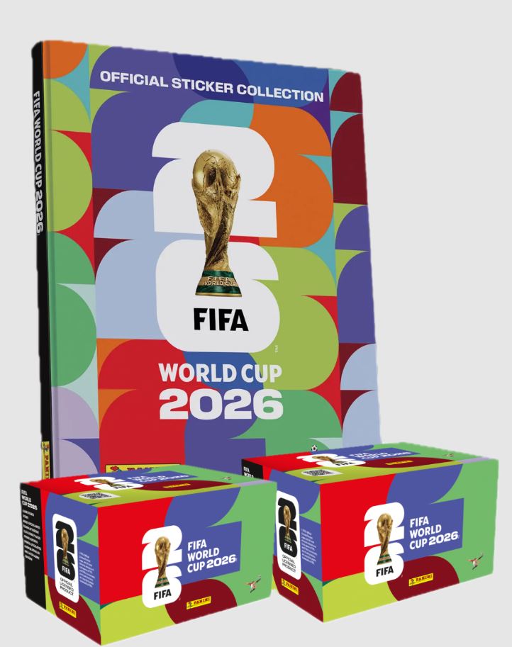 FIFA WORLD CUP 2026 Hard Back Sticker Album & 200 Packets - Panini