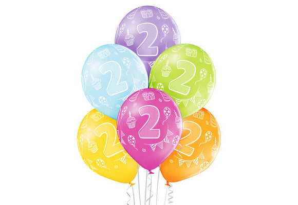 Age Number 2 -QTY5 - 11"