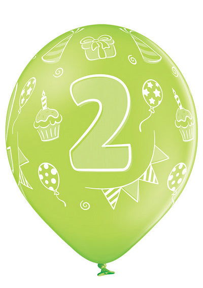 Age Number 2 -QTY5 - 11"