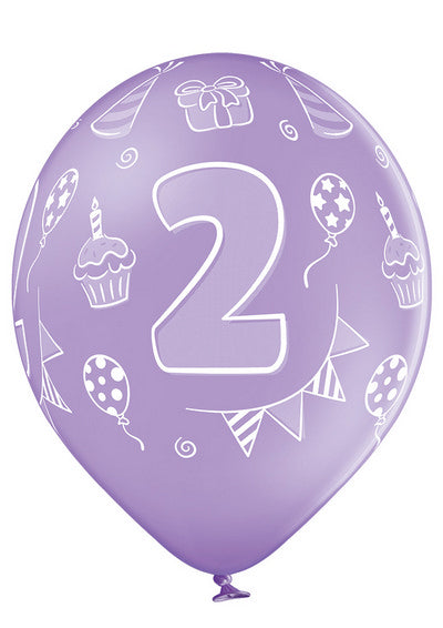 Age Number 2 -QTY5 - 11"