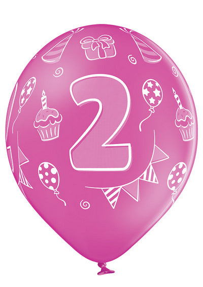 Age Number 2 -QTY5 - 11"