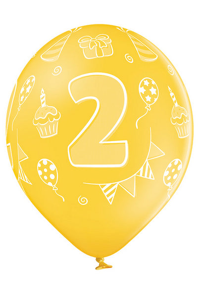 Age Number 2 -QTY5 - 11"