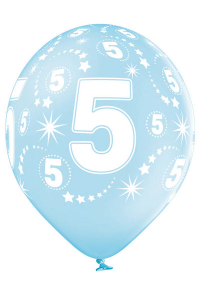 Age Number 5 -QTY5 - 11"