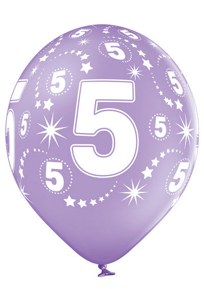 Age Number 5 -QTY5 - 11"