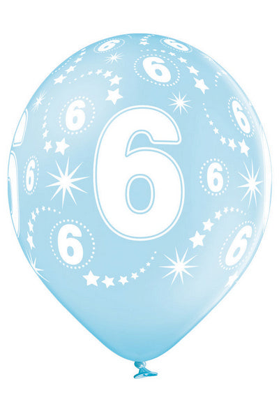 Age Number 6 -QTY5 - 11"