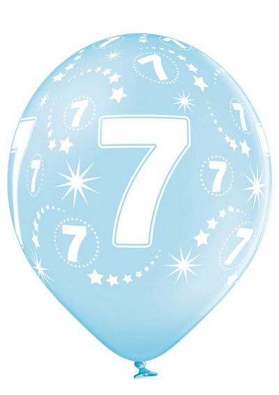 Age Number 7 -QTY5 - 11"