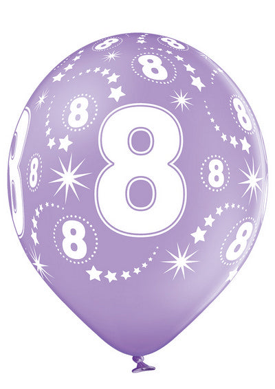 Age Number 8 - QTY5 - 11"