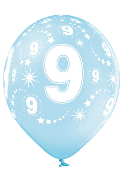 Age Number 9 - QTY5 - 11"