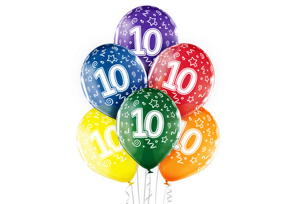 Age Number 10 - QTY5 - 11"