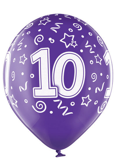 Age Number 10 - QTY5 - 11"