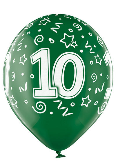 Age Number 10 - QTY5 - 11"