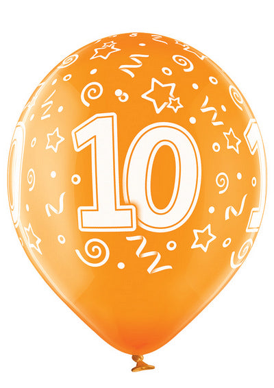 Age Number 10 - QTY5 - 11"