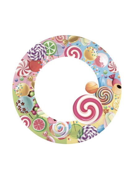 Candy Theme Paper Plates