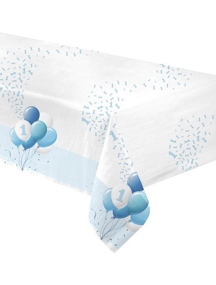 1st Birthday Table Cover Boy 120cm x 180cm