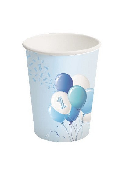 1st Birthday Paper Cups Boy
