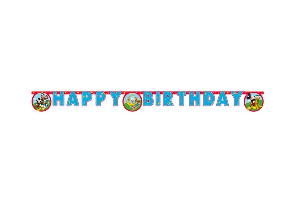Mickey Mouse Happy Birthday Banner