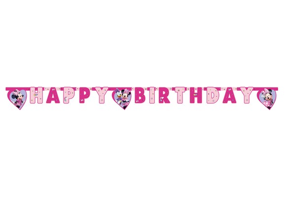 Minnie Mouse Happy Birthday Banner