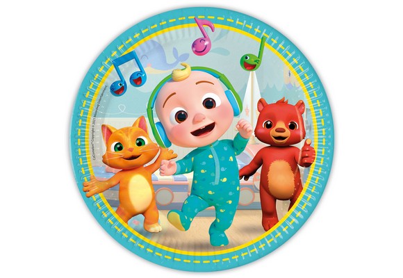 Cocomelon Paper Plates
