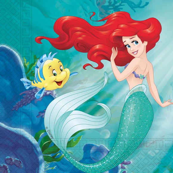 Ariel Mermaid Napkins