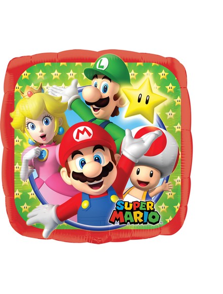 Super Mario Foil Balloon 18"
