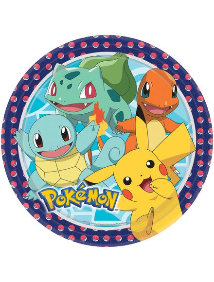 Pokemon Paper Plates