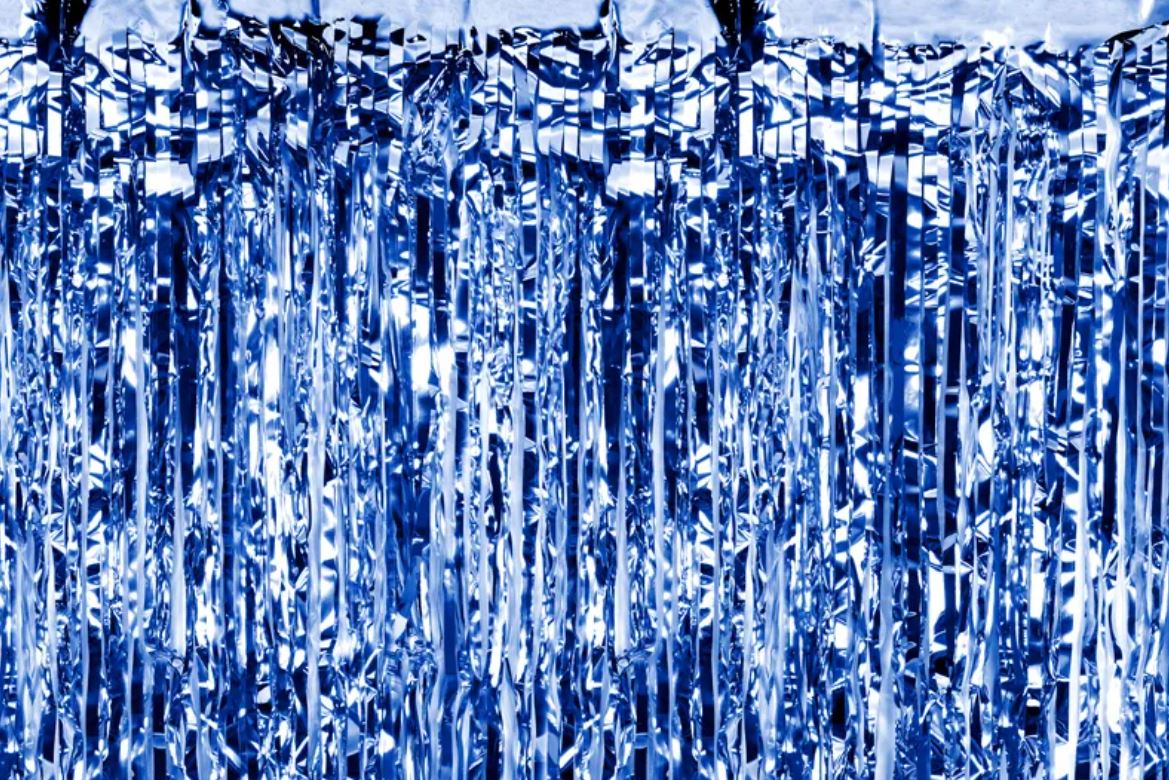 Blue Party Curtain