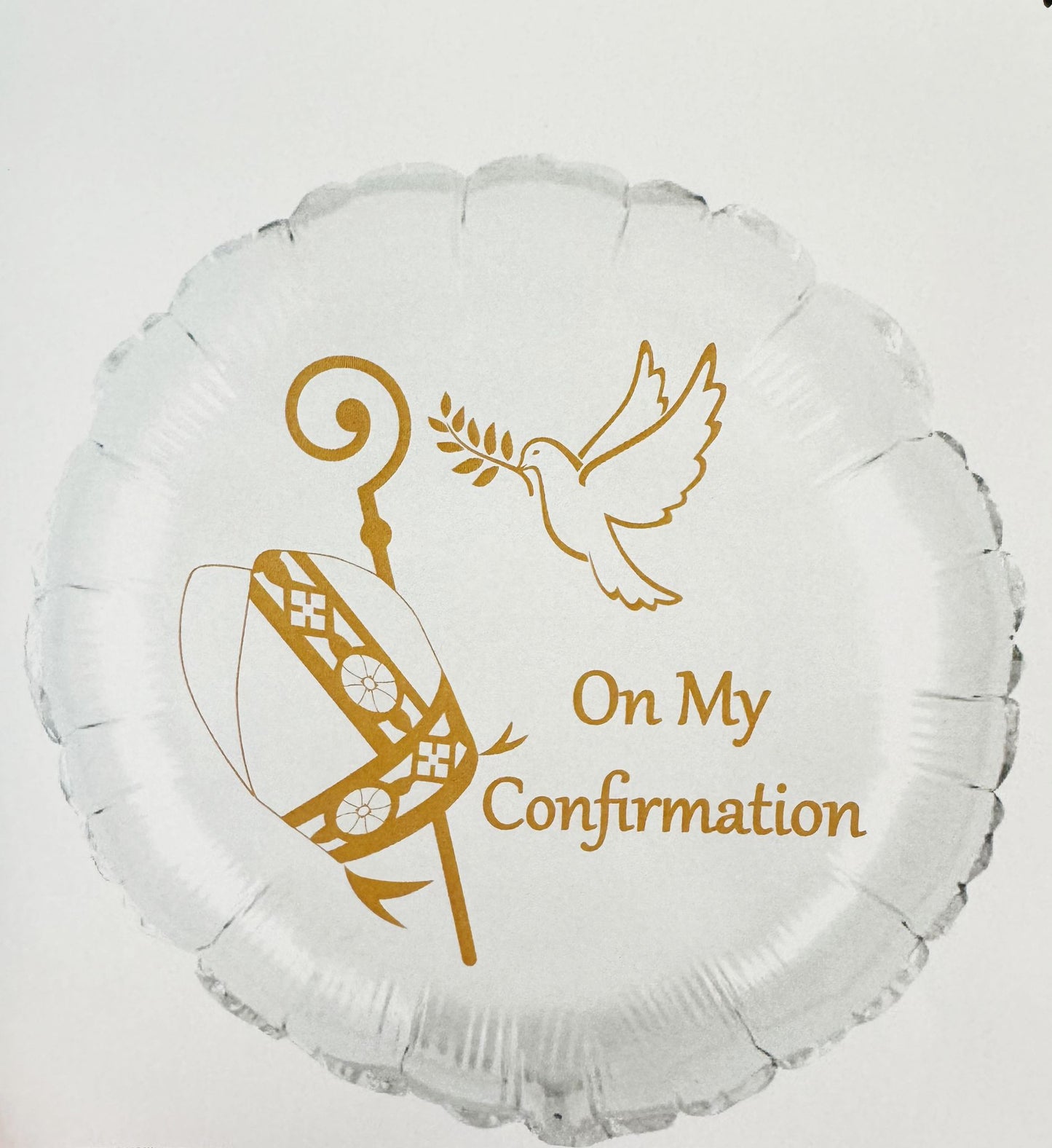 Confirmation Foil Balloon 18"