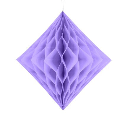 Honeycomb Diamond Lilac 30cm