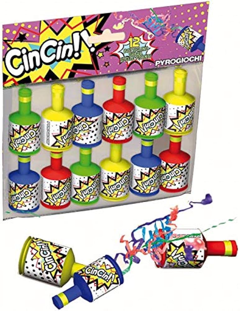 Mini Party Poppers 12PCS
