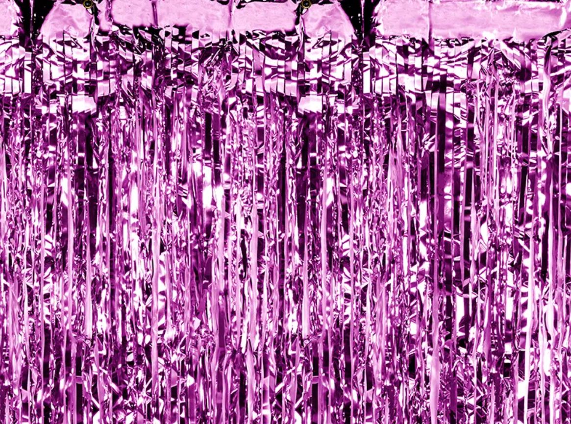 Hot Pink Party Curtain
