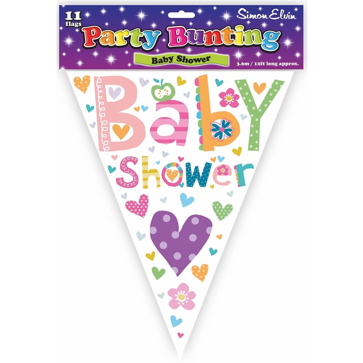 Baby Shower Foil Party Bunting
