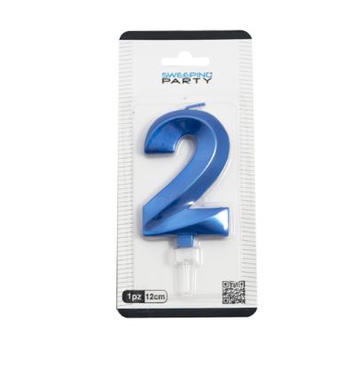 3D Candle NR.2 Blue