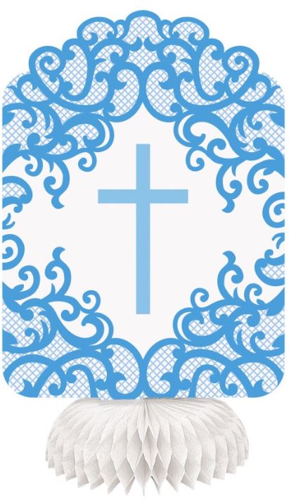 Blue Cross Centerpiece