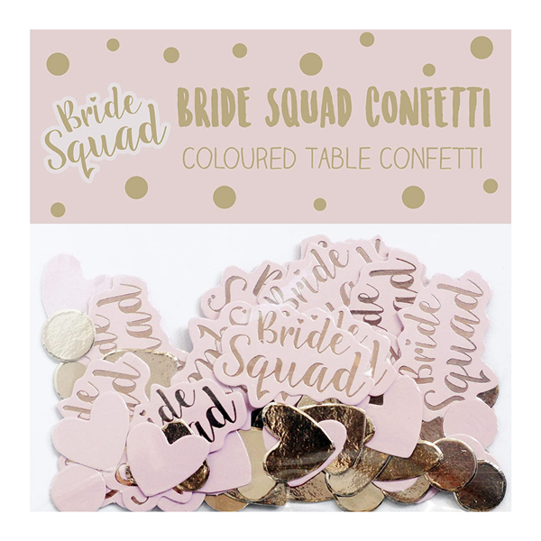 Table Confetti - Bride Squad