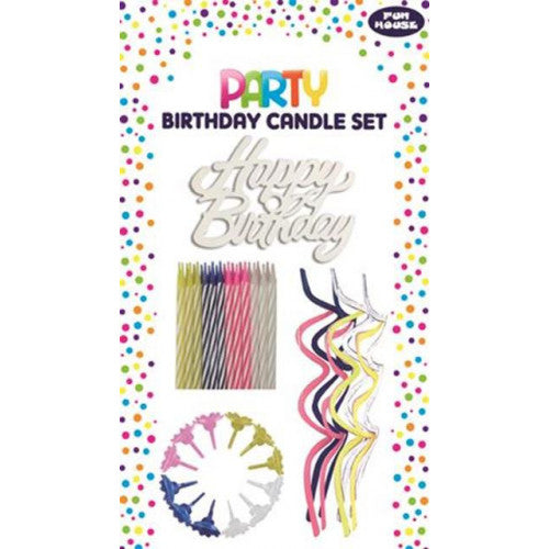 Happy Birthday Candle Set
