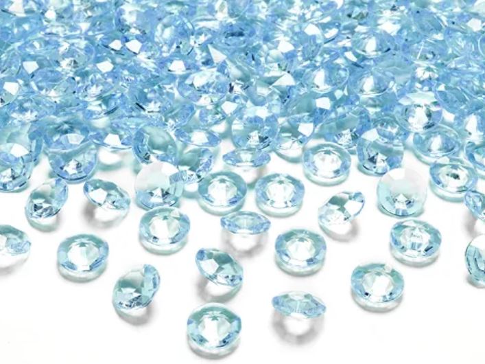Table Confetti Crystals Blue