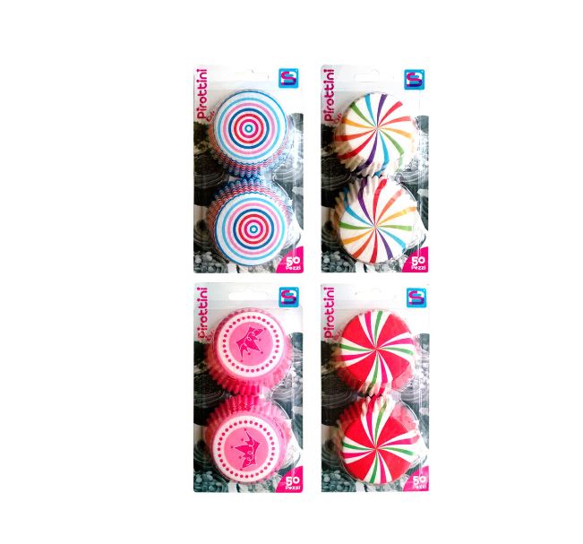 Printed Baking Cups 50 PCS 11cm