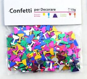 Table Confetti Multi Colour Cups