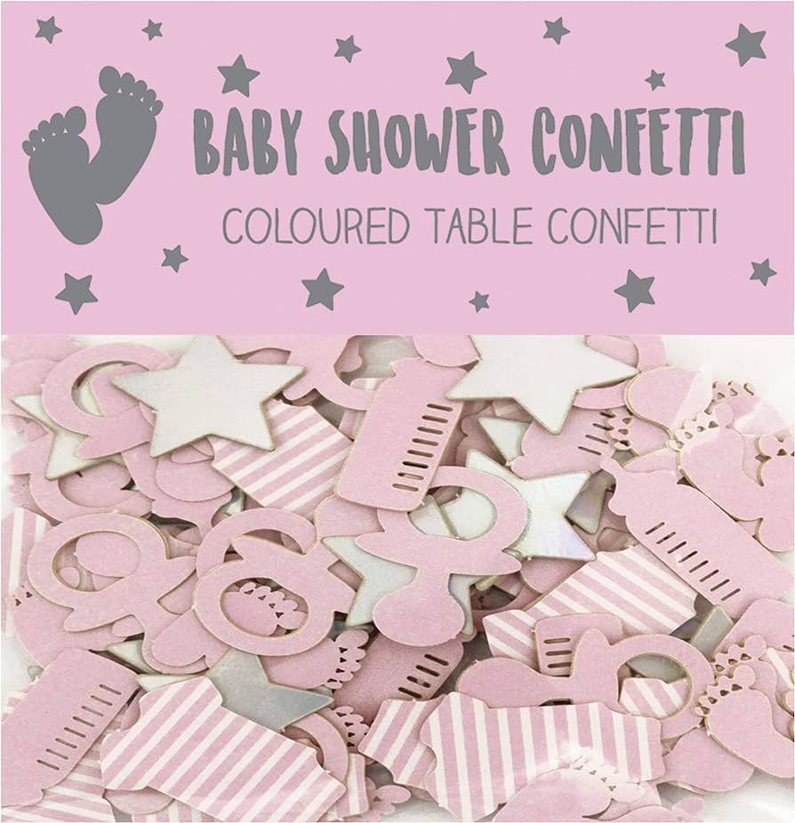 Table Confetti - Baby Shower Girl