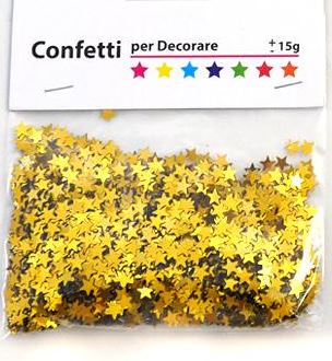 Table Confetti Small Stars Gold - 15g