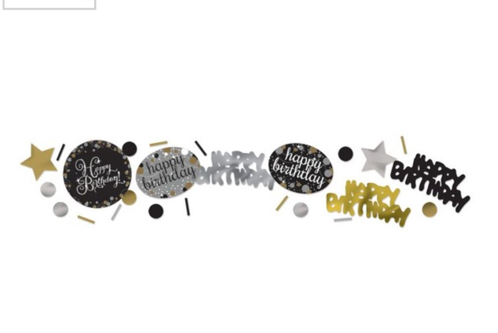 Table Confetti - Happy Birthday - Value Pack 34g