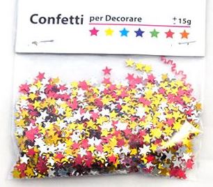 Table Confetti Small Stars Mixed - 15g