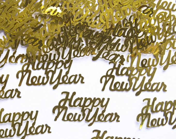 Happy New Year Table Confetti 3g
