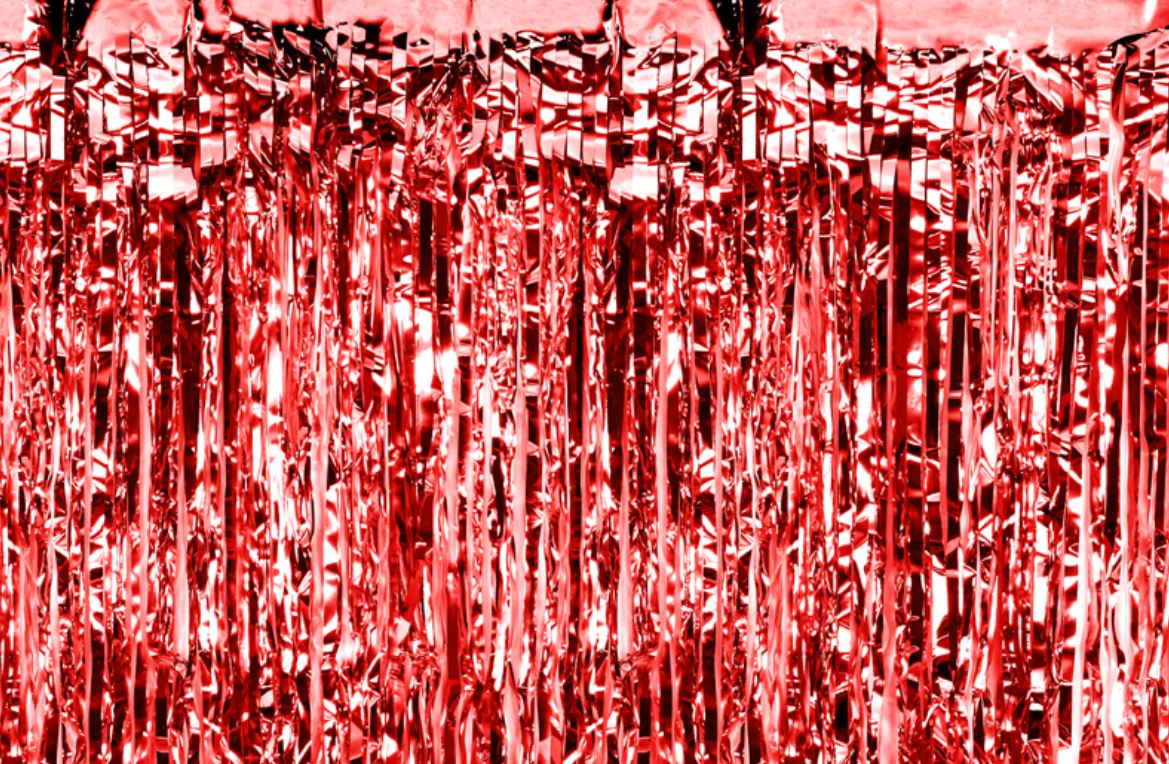 Red Party Curtain