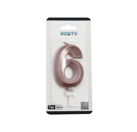 3D Candle NR.6 Rose Gold