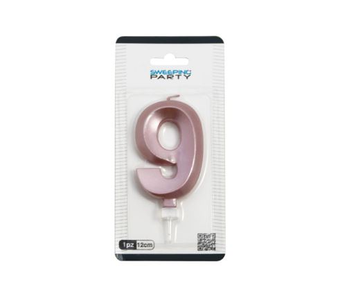 3D Candle NR.9 Rose Gold