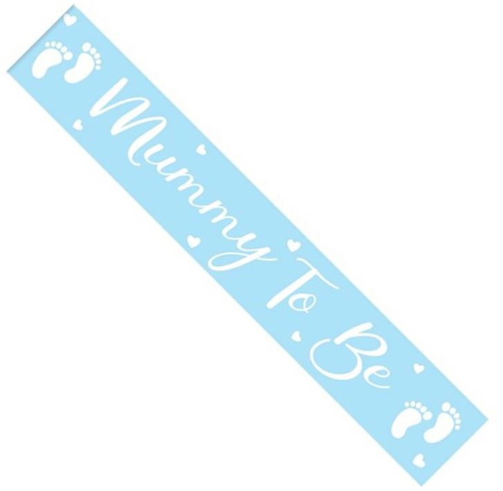 Mummy to Be Blue Sash