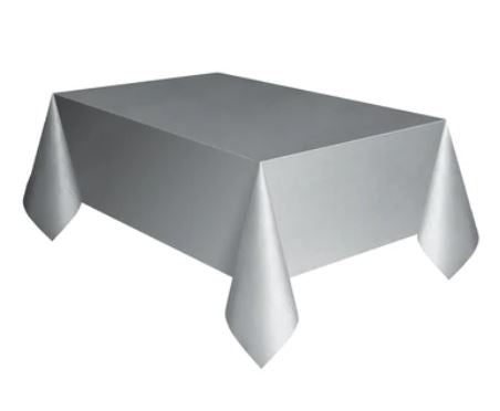 Silver Table Cover 1.37m x 2.74m