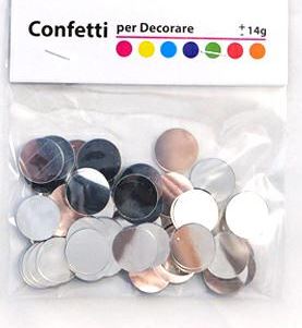 Table Confetti Silver Circles - 14g