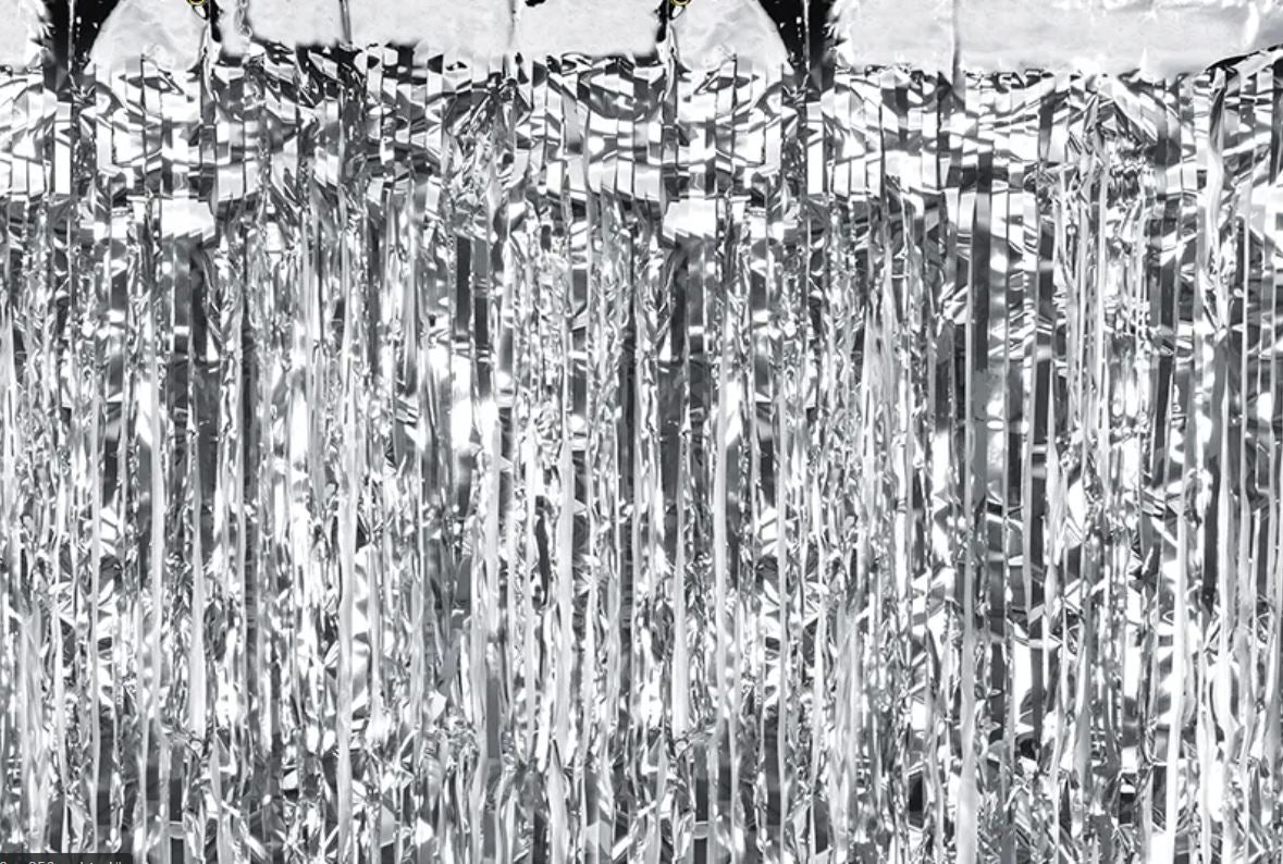 Silver Party Curtain